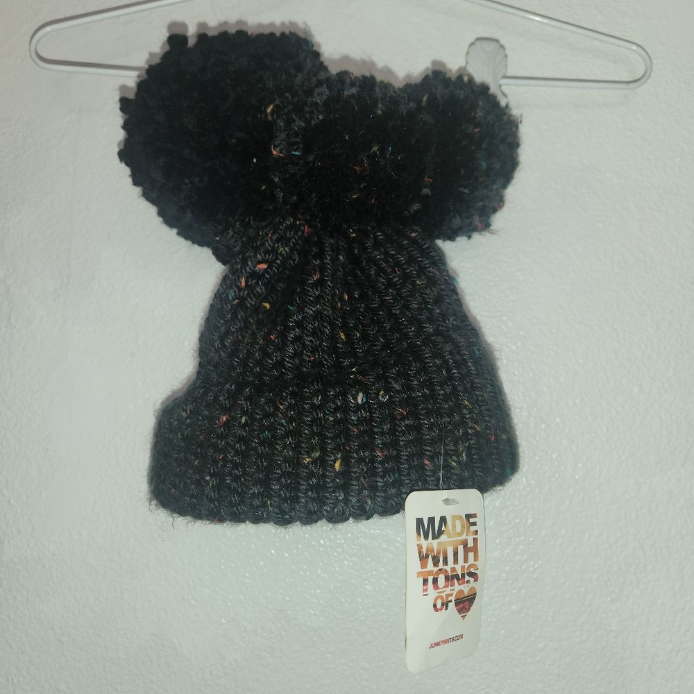 Women's Unbranded Beanie Hat, OS, Black